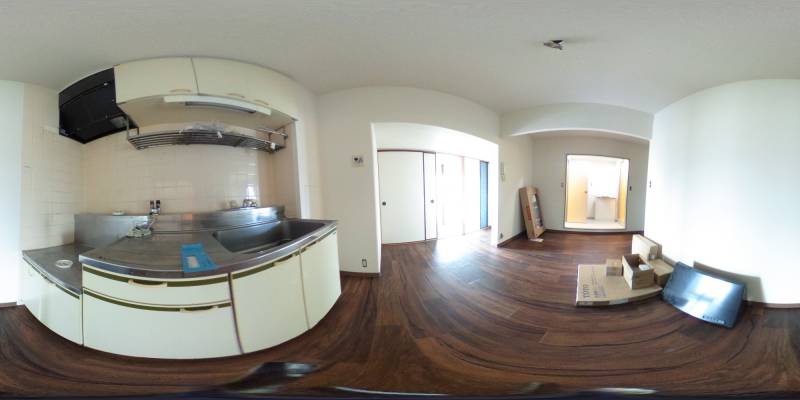 パノラマ画像キッチン