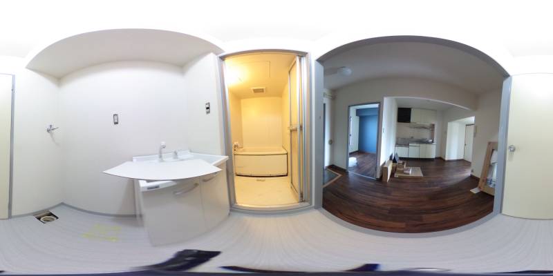 パノラマ画像洗面所