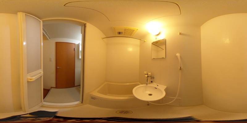 パノラマ画像バスルーム