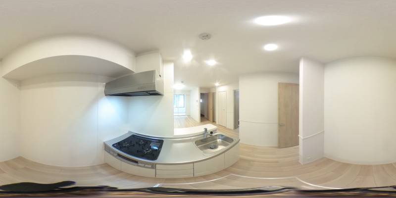 パノラマ画像キッチン