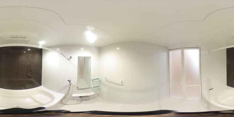 パノラマ画像バスルーム