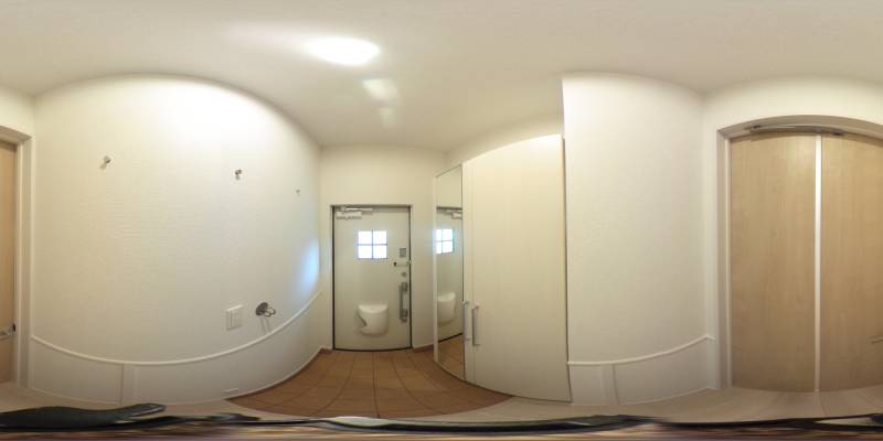 パノラマ画像玄関