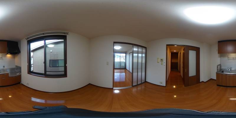 パノラマ画像キッチン