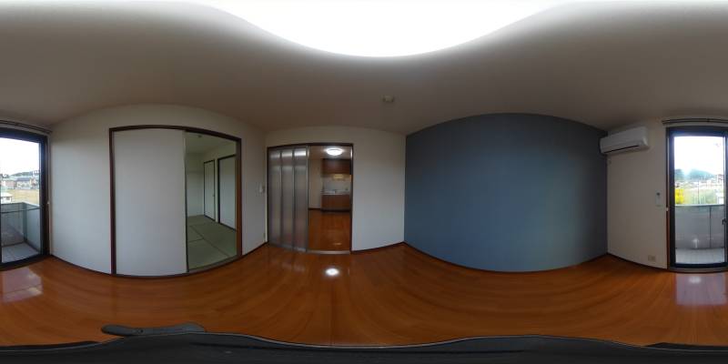 パノラマ画像洋室