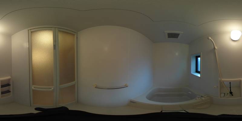 パノラマ画像バスルーム