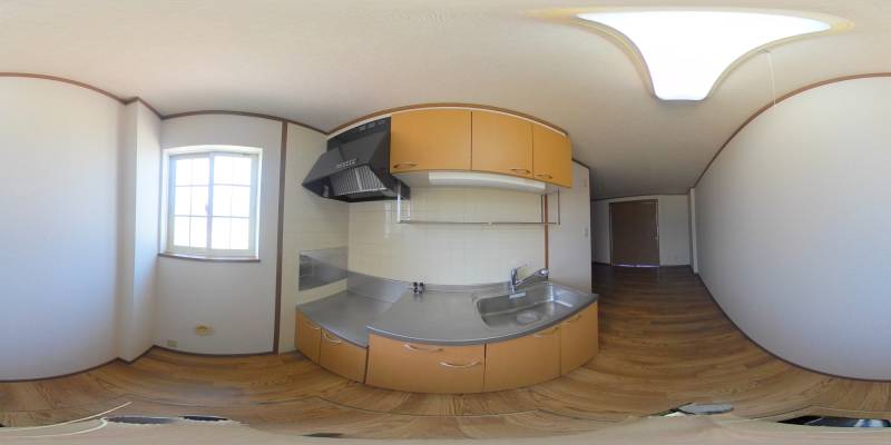 パノラマ画像キッチン