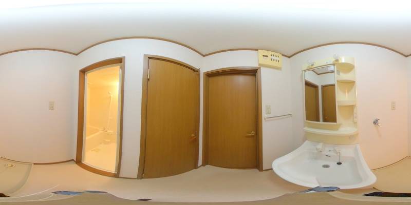 パノラマ画像洗面所