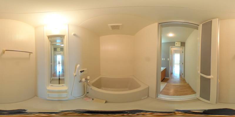 パノラマ画像バスルーム