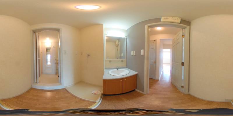 パノラマ画像洗面所