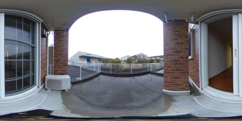 パノラマ画像庭