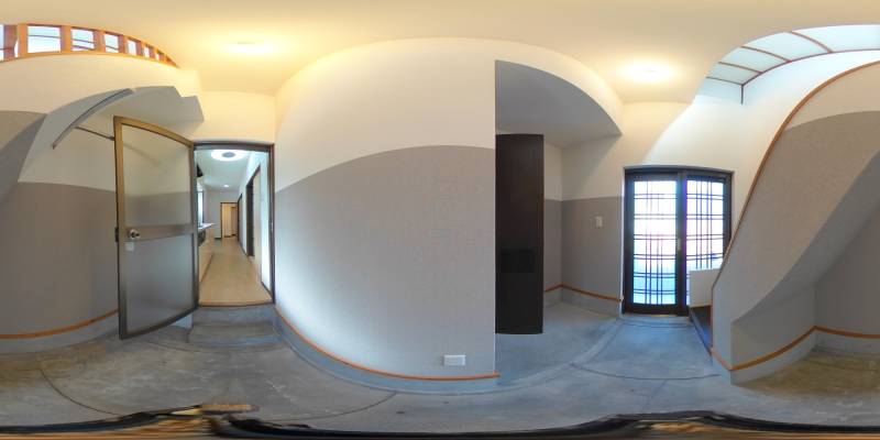 パノラマ画像玄関