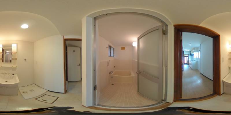 パノラマ画像洗面所