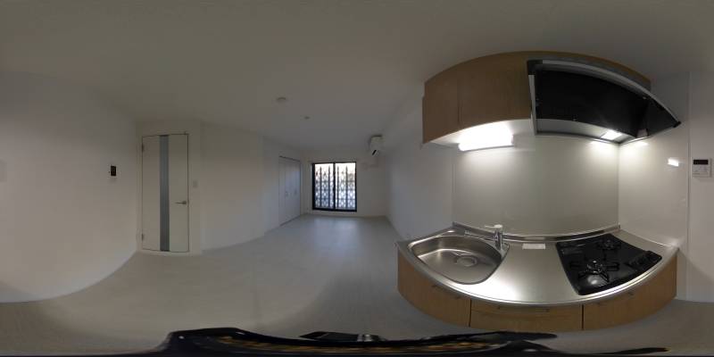 パノラマ画像キッチン