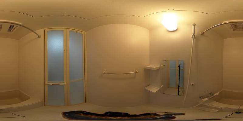 パノラマ画像バスルーム