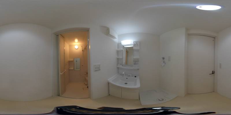 パノラマ画像洗面所