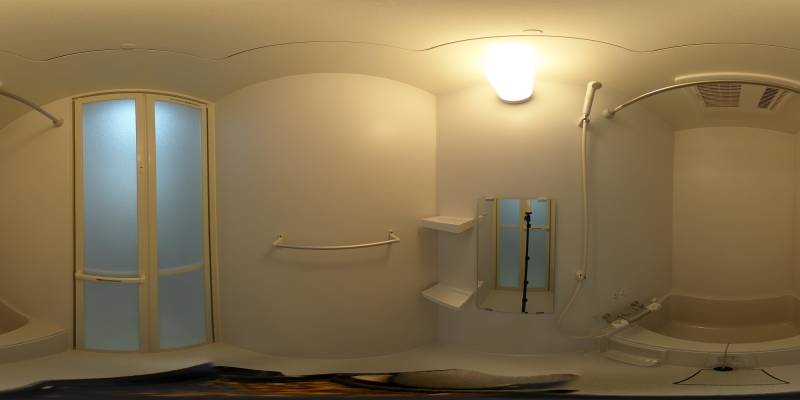 パノラマ画像バスルーム