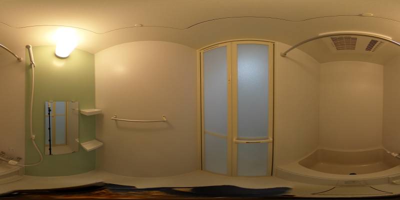 パノラマ画像バスルーム