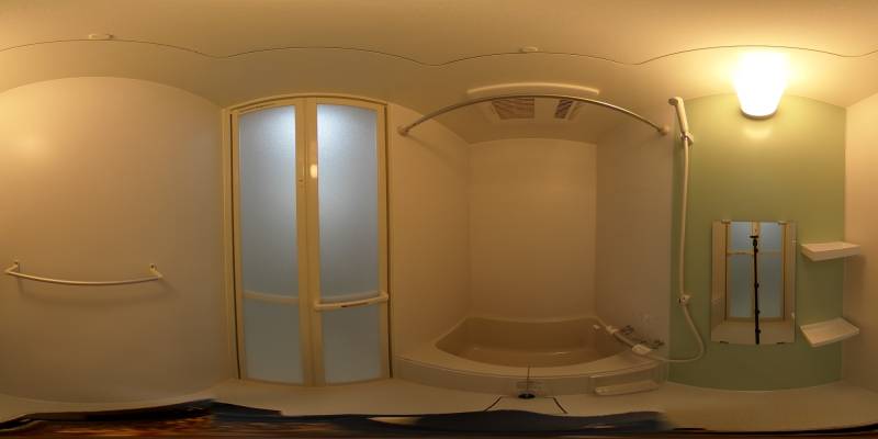 パノラマ画像バスルーム