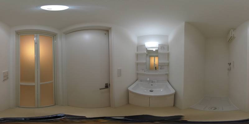 パノラマ画像洗面所