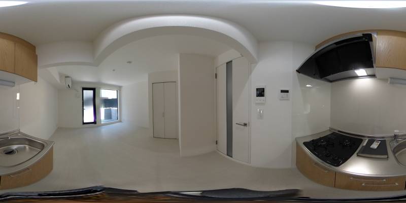 パノラマ画像キッチン