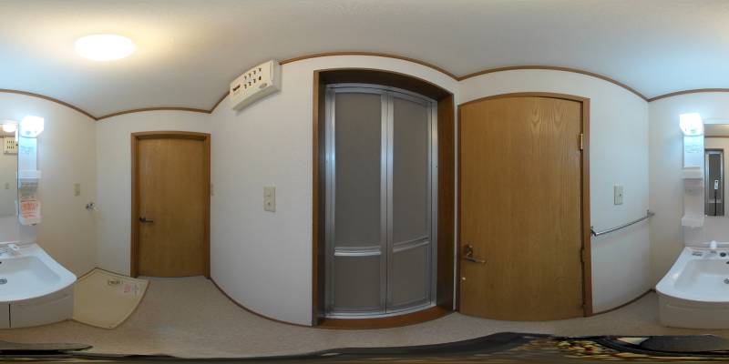 パノラマ画像洗面所