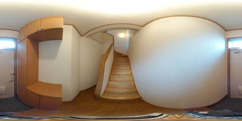 パノラマ画像玄関