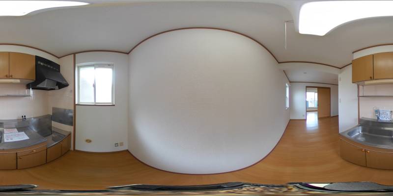 パノラマ画像キッチン