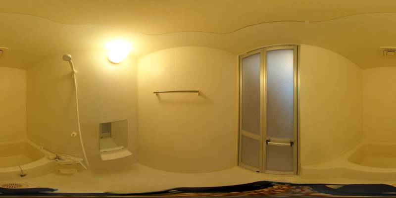 パノラマ画像バスルーム