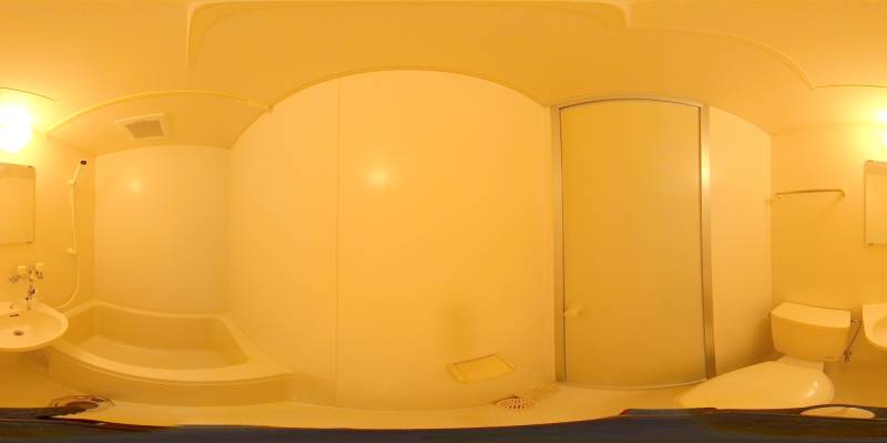 パノラマ画像バスルーム