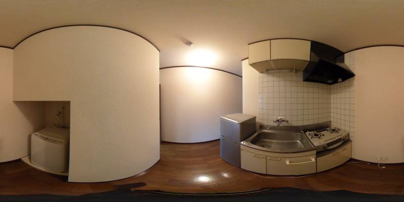 パノラマ画像キッチン