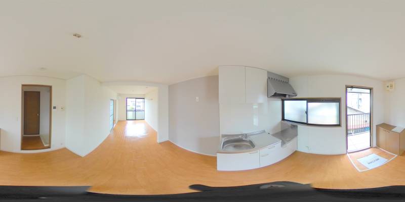 パノラマ画像キッチン