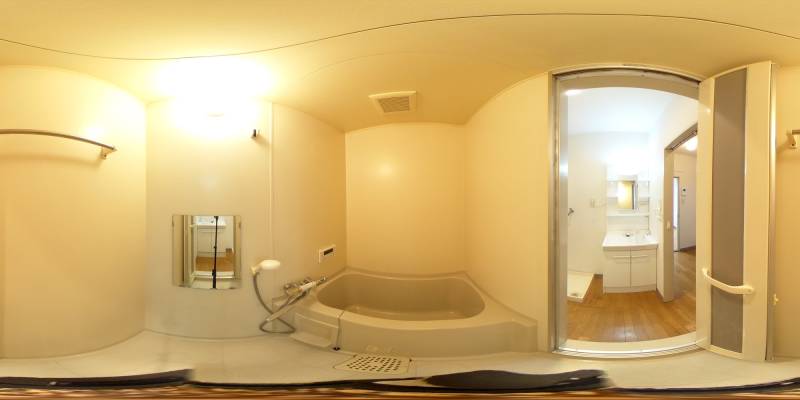 パノラマ画像バスルーム