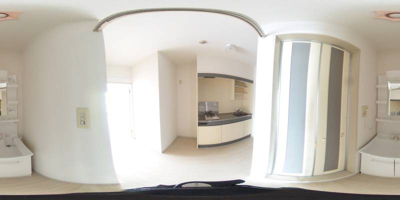 パノラマ画像洗面所