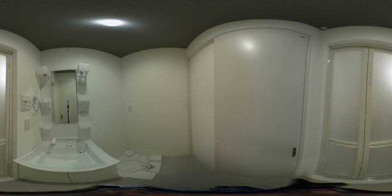 パノラマ画像洗面所
