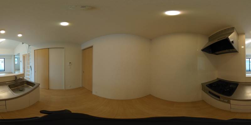 パノラマ画像キッチン