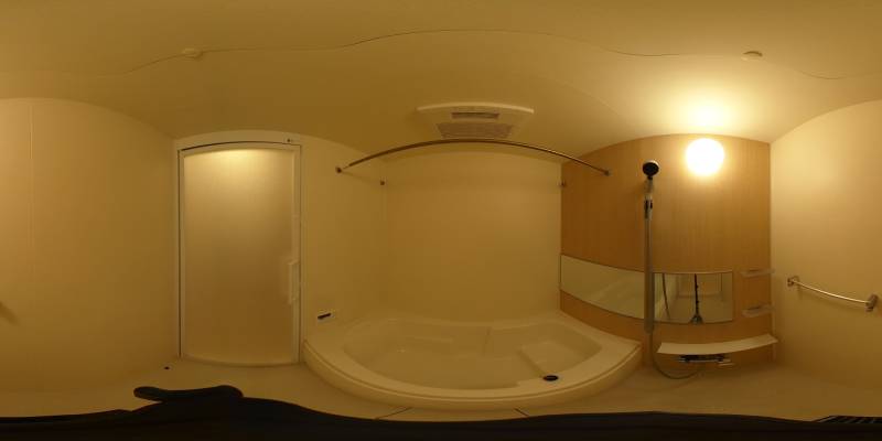 パノラマ画像バスルーム