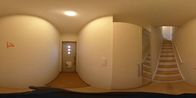 パノラマ画像玄関