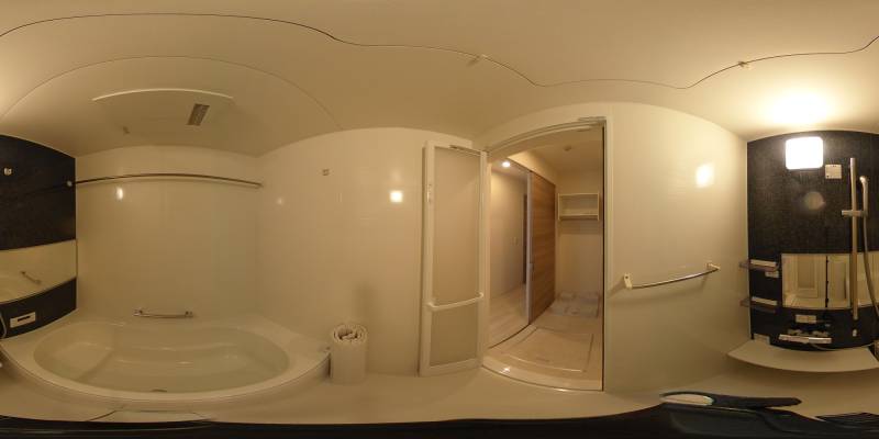 パノラマ画像バスルーム