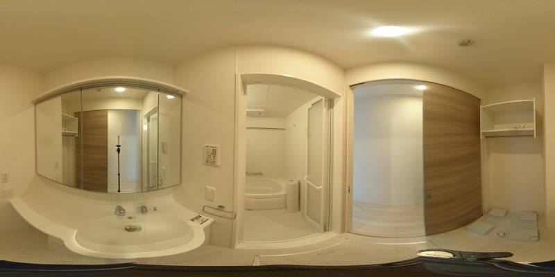 パノラマ画像洗面所