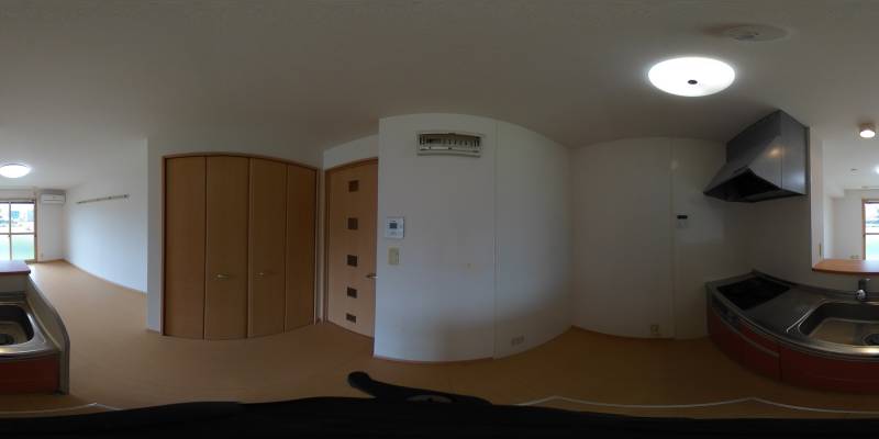 パノラマ画像キッチン