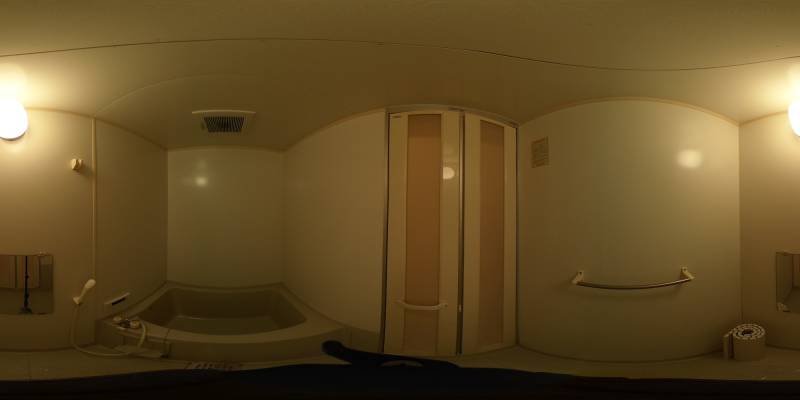 パノラマ画像バスルーム