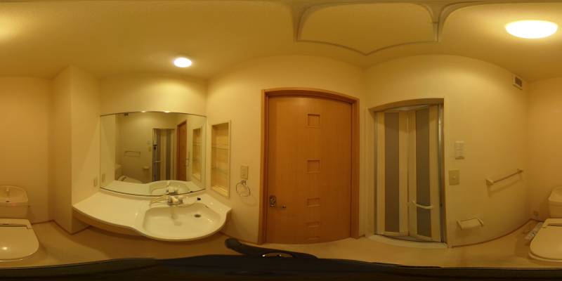 パノラマ画像洗面所