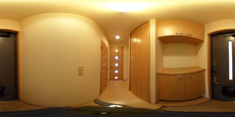 パノラマ画像玄関