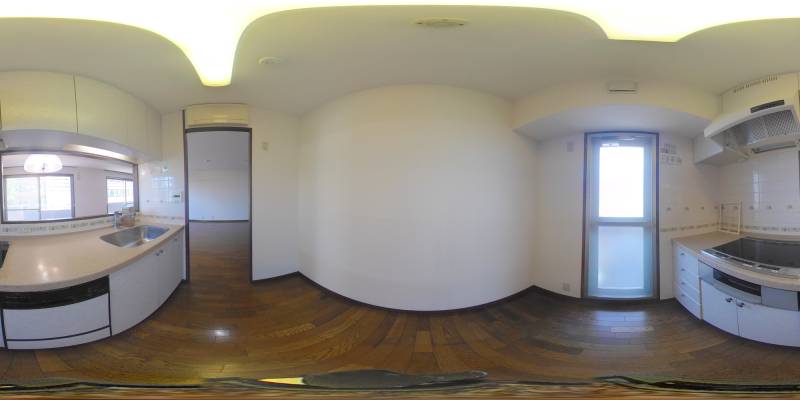 パノラマ画像キッチン