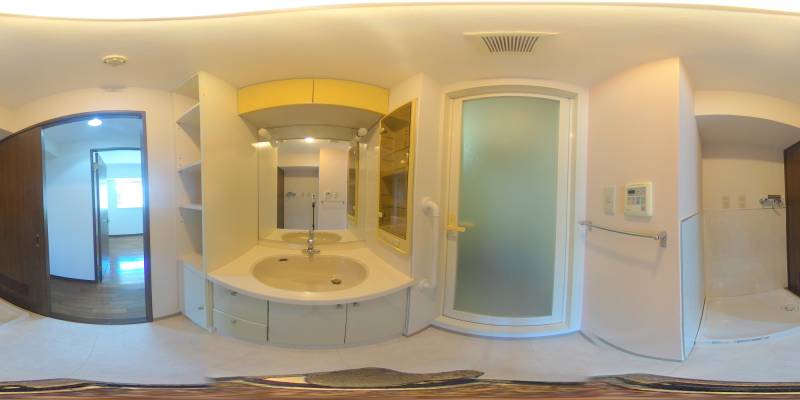 パノラマ画像洗面所