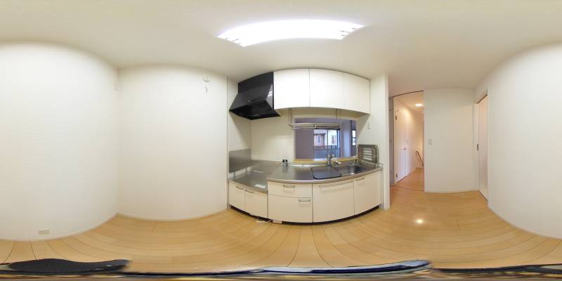 パノラマ画像キッチン