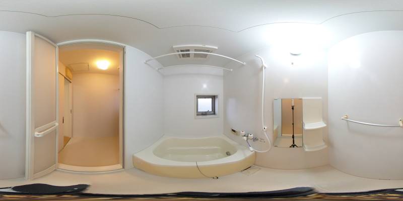 パノラマ画像バスルーム