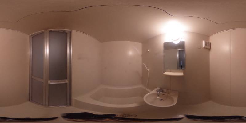 パノラマ画像バスルーム