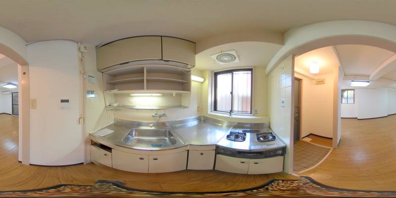 パノラマ画像キッチン