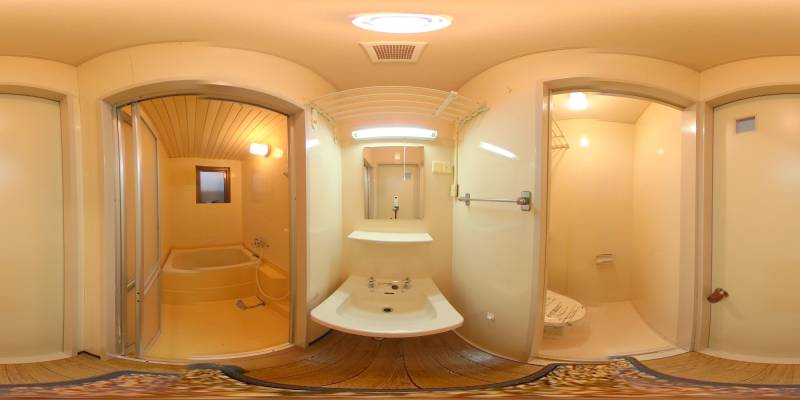 パノラマ画像洗面所